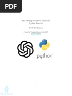 100 Page Chat GPT Generated Python Tutorial