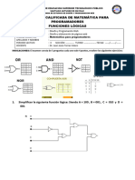 Práctica Calificada de Funciones Logicas 2023-II