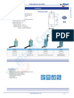 Información Técnica: Dimensiones (MM) : Interruptores de Límite