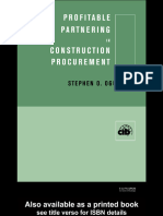 S. Ogunlana - Profitable Partnering in Construction Procurement (Cib Proceedings, 224.)