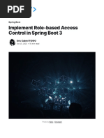 02 Build A Role Based Access Control in A Spring Boot 3 API