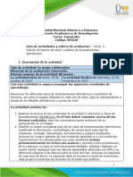 Guia de Actividades y Rúbrica de Evaluación - Unidad 3 - Tarea 5 - Cálculo de Bancos de Nivel y Análisis de Levantamientos Altimétricos