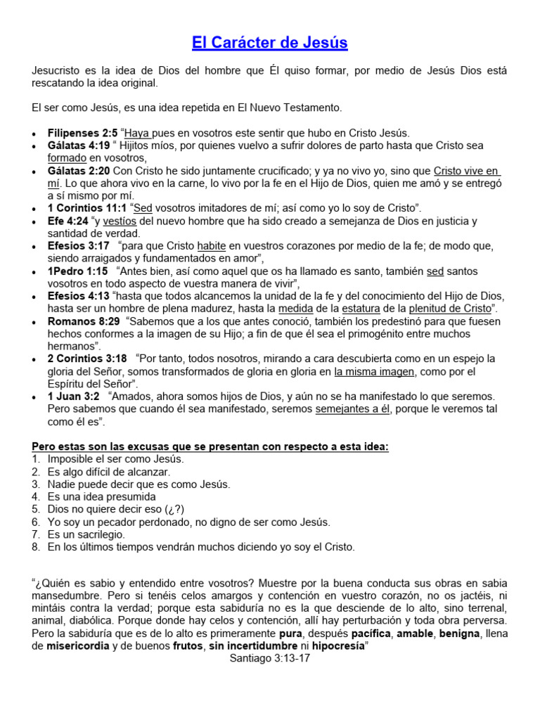 Formando el Carácter de Cristo en Nosotros | PDF | Cristo (título) | Dios
