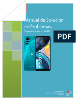 Manual de Solución de Problemas MotoG22