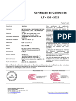 Certificado Calibracion LT 126 2023