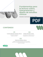 Fundamentos Lectura CR Tica Interpretacion y Dise o Estudios Clinicos - Antonio Carmona