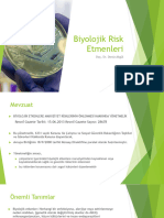 Hafta3 Biyolojik Risk Etmenleri