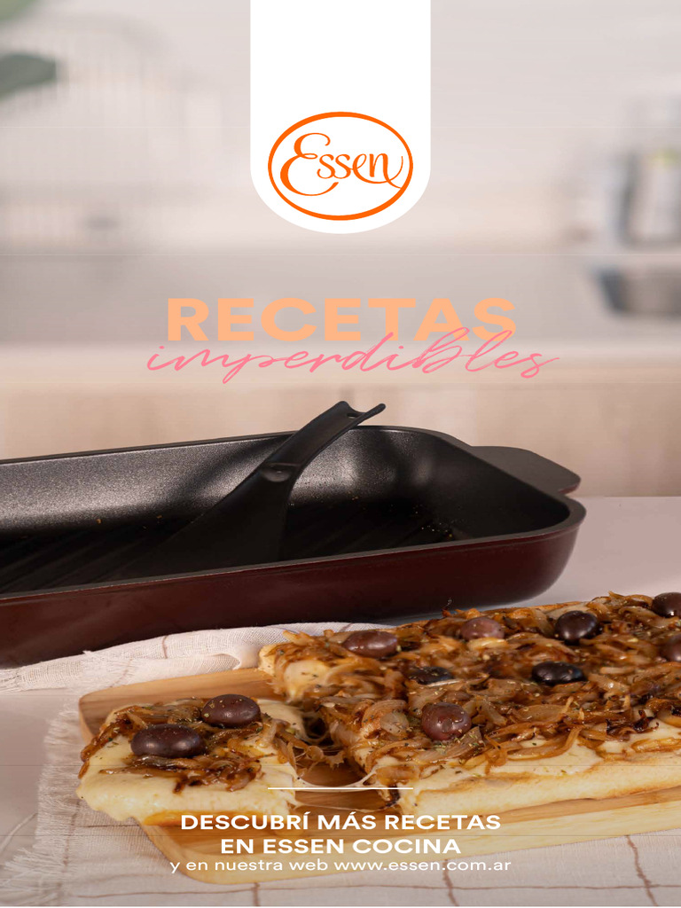 Recetas fáciles y deliciosas con Essen | PDF | Pizza | Panes