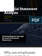 Viewing Business Through The Lens of Financial Statements