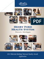 2011 Henry Ford Health System Award Application Summary