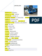 Közlekedéssel Kapcsolatos Kifejezések