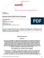 Decreto 056 de 2015