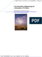 Solution Manual For Essentials of Meteorology An Invitation To The Atmosphere 7th Edition