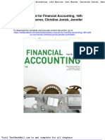 Solution Manual For Financial Accounting 16th Edition Carl Warren Christine Jonick Jennifer Schneider