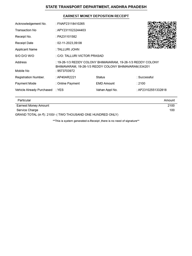 Fancy parivahan gov in fancy faces pdfprints printreceivepaymentpdf