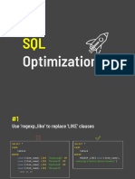 SQL Optimization