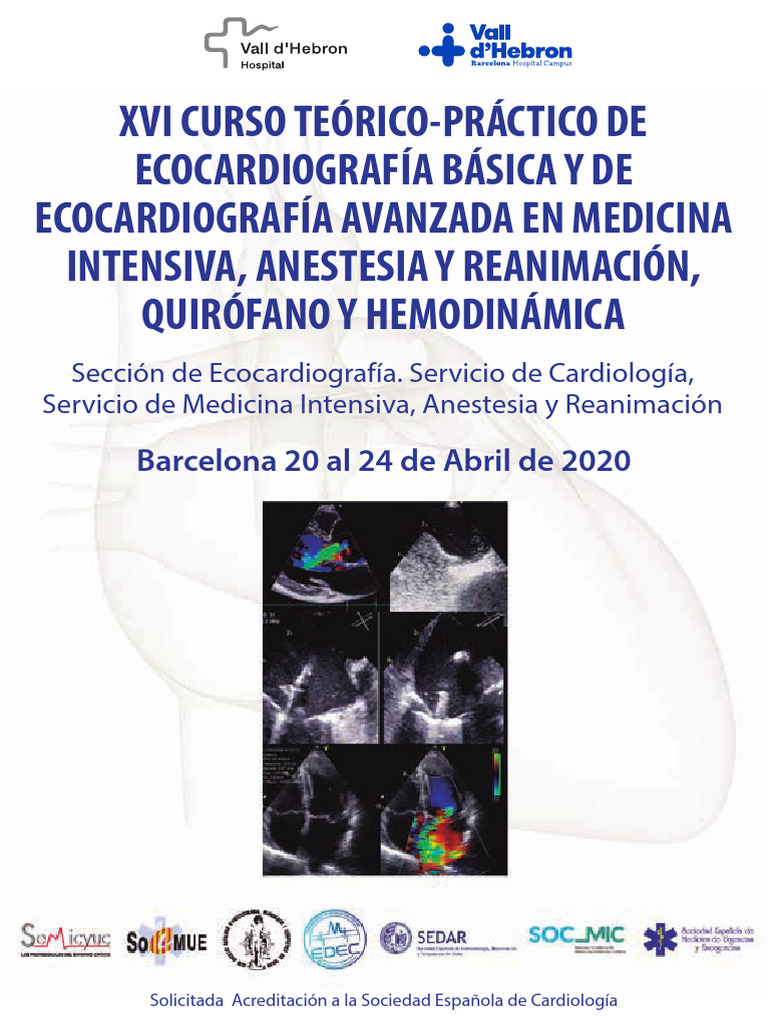 Curso Eco Completo 20 1 | PDF | Ecocardiografía | Hemodinámica