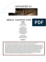 Advanced Dark Heresy - Skills Talents and Traits