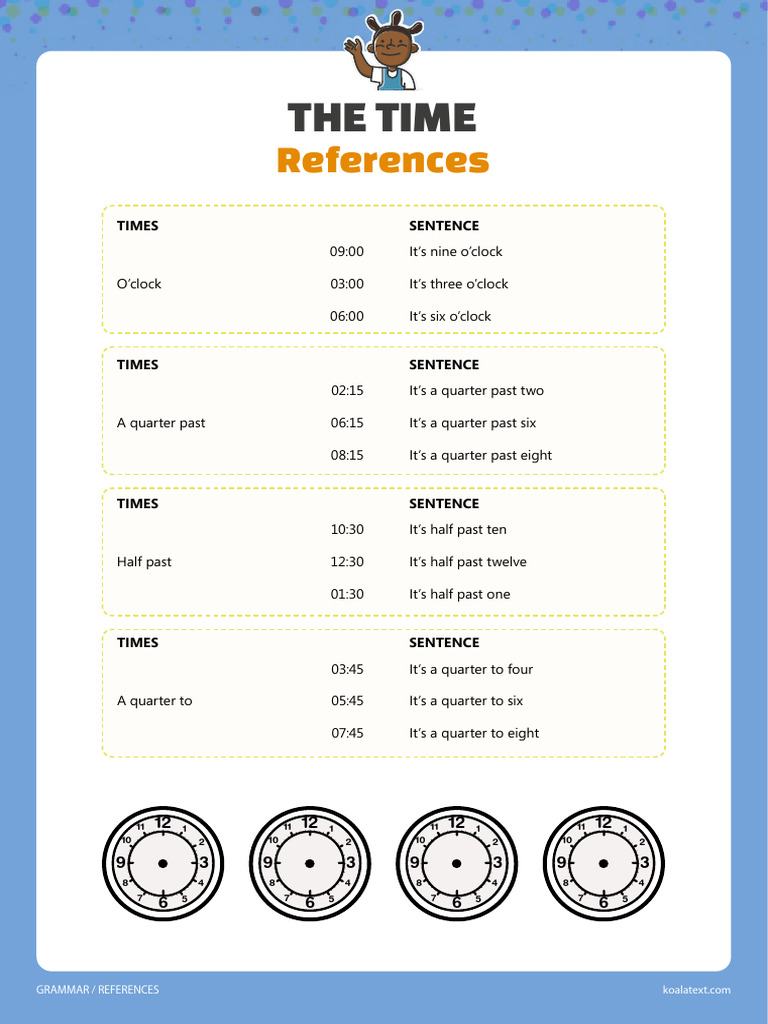 English Time Expressions Guide | PDF