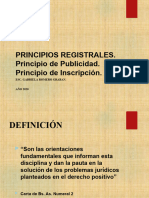 PRINCIPIO DE PUBLICIDAD Y INSCRIPCION, Legitimacion y Fe Publica Registral