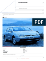 Citroen C5 2.0 HDi 138 Ficha Técnica, Consumo, Dimensões, IUC, ISV