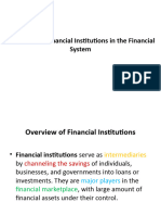 Chapter Two Financial Institutions in The Financial System
