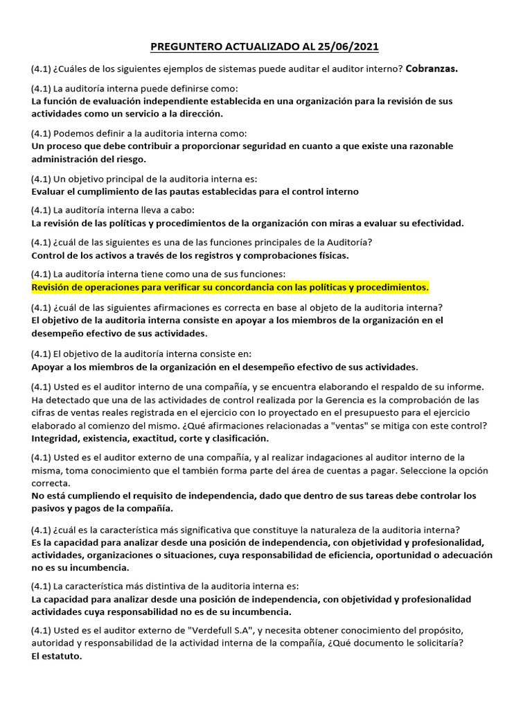 SEGUNDO PARCIAL AUDITORIA 2 NUEVO - 14p | PDF | Auditoría | Contralor