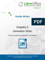 WG4002FR ParamétrerWriter