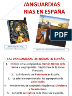 Las Vanguardias Literarias en Espana