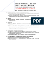 Temario de Geometria y Trigonometria para El Primer Examen Cepru Ordinario 2023-Ii