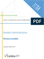 Tema 5. Introducción Al Ciclo Contable Básico