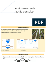 Dimensionamento da irrigacao por sulco 2021