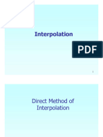 Numerical Interpolation