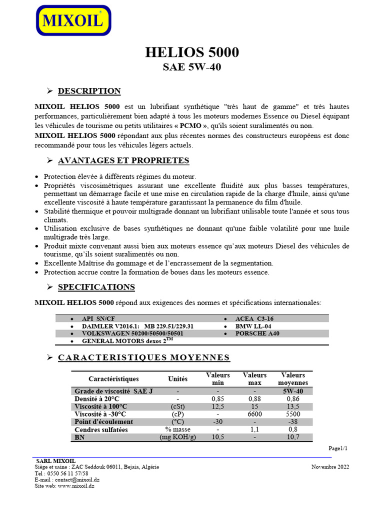 Documentation Helios 5000 API | PDF | Véhicules terrestres | Industrie ...