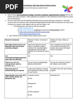 Copy of Portfolio Activity #5_ Exploring Pathways After High School Template 