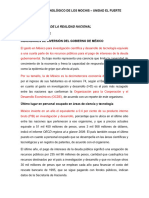 Texto y Respuestas Indicadores de Inversión Del Gobierno de México