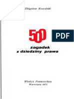 500 Zagadek Z Dziedziny Prawa - Zbigniew Kowalski 1975