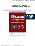 Solution Manual For Mcgraw Hills Taxation of Individuals and Business Entities 2020 Edition 11th by Spilker