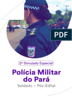 2° Simulado Estratégico Especial PMPA (Polícia Militar Do Estado Do Pará) - Soldado - Pós-Edital