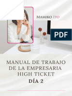 Manual de La Empresaria High Ticket (Dia 2)