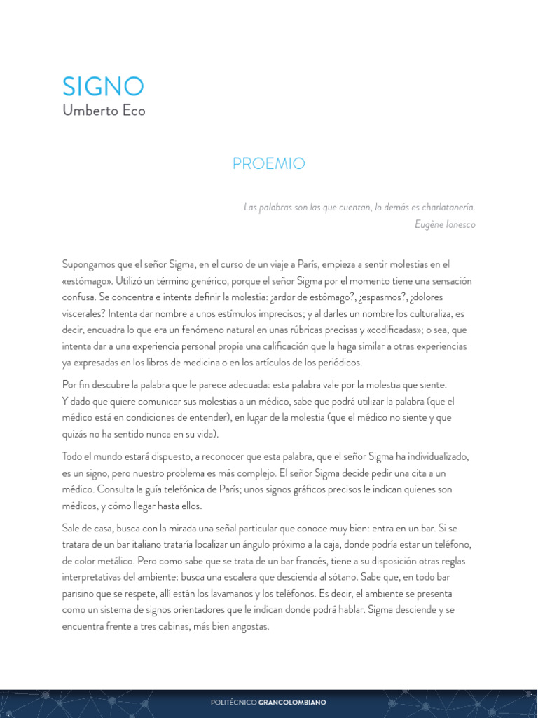 Proemio | PDF | Vida | Sociedad