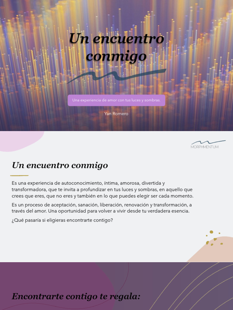 Un Encuentro Conmigo Programa PDF