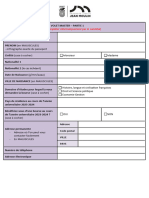 NOM Prénom - DOSSIER de Candidature Eiffel MASTER