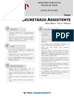 Questões de Lógia e Portugues - MP GO Secretario - Assistentente