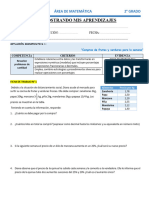 Demostrando Mis Aprendizajes: Área de Matemática 2° Grado