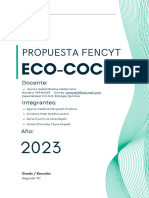Proyecto FENCYT Eco-Cocina
