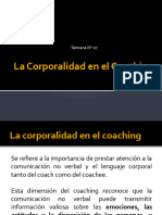 La Corporalidad en El Coaching Semana 7