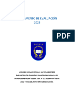 Reglamento de Evaluacion 3934