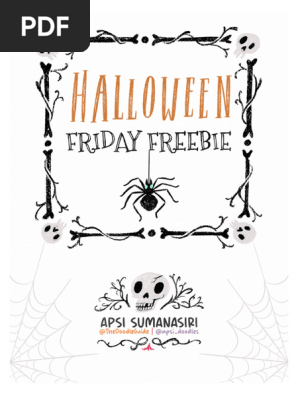 Halloween freebies