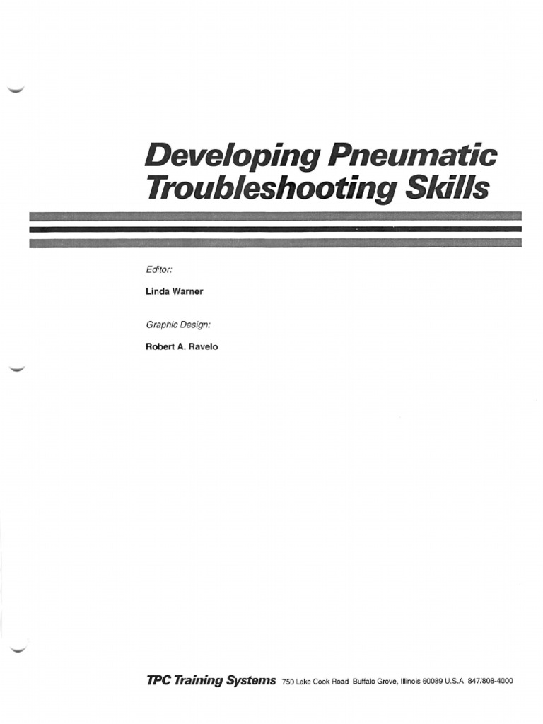 310Developing Pneumatic Troubleshooting Skills PDF Actuator Pump